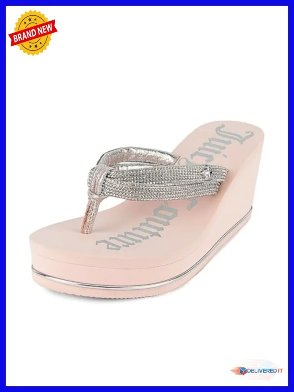 3 Inch Platform Wedge Flip Flops with EVA Footbed